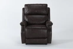 Thorpe Walnut Power Lift Recliner With Power Headrest