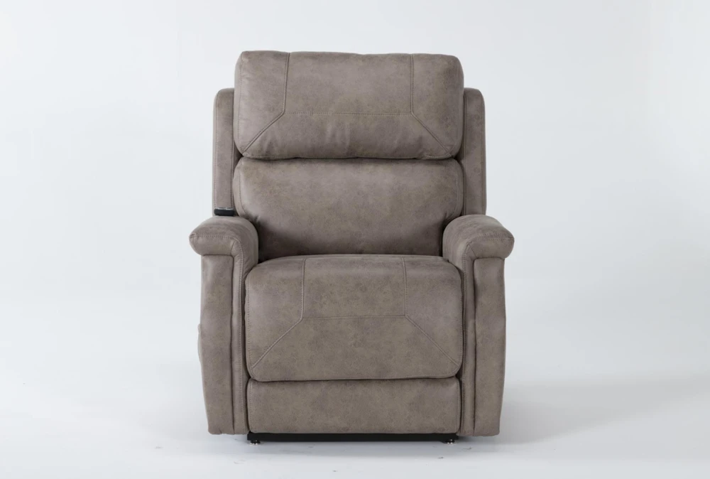 Thorpe Mocha Power Lift Recliner With Power Headrest 3 Thorpe Mocha Power Lift Recliner With Power Headrest