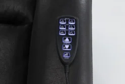 Thorpe Eclipse Power Lift Recliner With Power Headrest -Modern Office Shop 260880 black polyester lift hardware 51