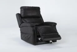 Thorpe Eclipse Power Lift Recliner With Power Headrest -Modern Office Shop 260880 black polyester lift recline 23
