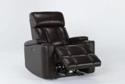 Eastwood Espresso Home Theater Power Wallaway Recliner With Power Headrest & USB 16 Eastwood Espresso Home Theater Power Wallaway Recliner With Power Headrest & USB -Modern Office Shop 260961 brown polyester wallaway recline 23