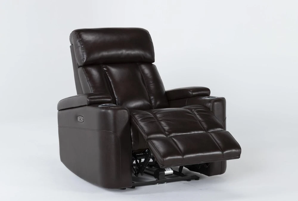 Eastwood Espresso Home Theater Power Wallaway Recliner With Power Headrest & USB 6 Eastwood Espresso Home Theater Power Wallaway Recliner With Power Headrest & USB - Image 4