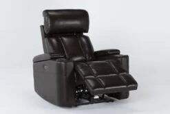 Eastwood Espresso Home Theater Power Wallaway Recliner With Power Headrest & USB 17 Eastwood Espresso Home Theater Power Wallaway Recliner With Power Headrest & USB -Modern Office Shop 260961 brown polyester wallaway recline 24
