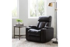 Eastwood Espresso Home Theater Power Wallaway Recliner With Power Headrest & USB 23 Eastwood Espresso Home Theater Power Wallaway Recliner With Power Headrest & USB -Modern Office Shop 260961 brown polyester wallaway room 59