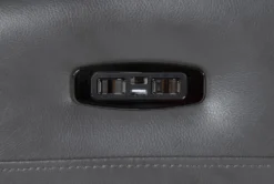 Eastwood Graphite Home Theater Power Wallaway Recliner With Power Headrest & USB -Modern Office Shop 260962 grey polyester wallaway hardware 52