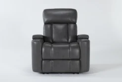 Eastwood Graphite Home Theater Power Wallaway Recliner With Power Headrest & USB