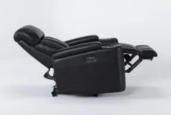 Eastwood Midnight Home Theater Power Wallaway Recliner With Power Headrest & USB 17 Eastwood Midnight Home Theater Power Wallaway Recliner With Power Headrest & USB -Modern Office Shop 260963 black polyester wallaway recline 24