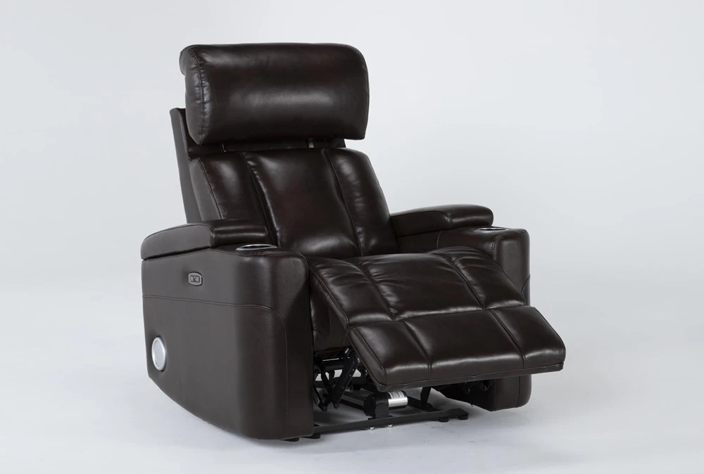 Eastwood Espresso Home Theater Power Wallaway Recliner With Power Headrest, Bluetooth & USB 7 Eastwood Espresso Home Theater Power Wallaway Recliner With Power Headrest, Bluetooth & USB - Image 5