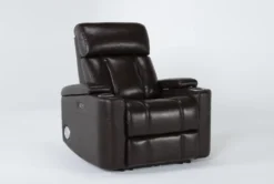 Eastwood Espresso Home Theater Power Wallaway Recliner With Power Headrest, Bluetooth & USB 14 Eastwood Espresso Home Theater Power Wallaway Recliner With Power Headrest, Bluetooth & USB -Modern Office Shop 260964 brown polyester wallaway side 18