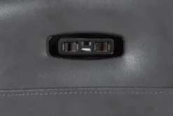 Eastwood Graphite Home Theater Power Wallaway Recliner With Power Headrest, Bluetooth & USB -Modern Office Shop 260965 grey polyester wallaway hardware 52