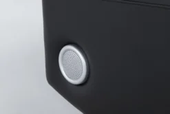 Eastwood Midnight Home Theater Power Wallaway Recliner With Power Headrest, Bluetooth & USB 20 Eastwood Midnight Home Theater Power Wallaway Recliner With Power Headrest, Bluetooth & USB -Modern Office Shop 260966 black polyester wallaway detail 45