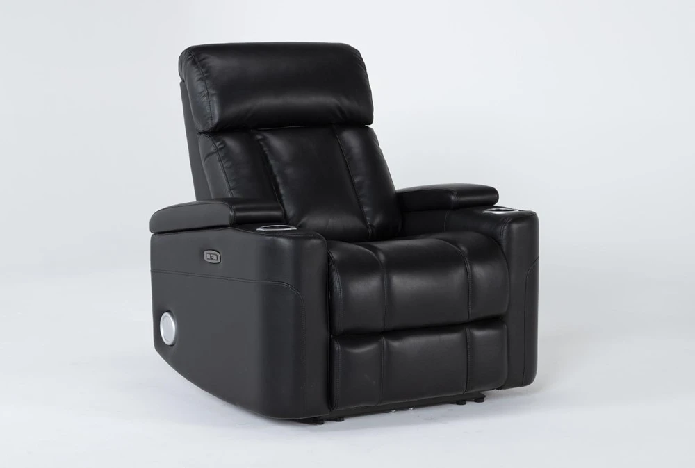Eastwood Midnight Home Theater Power Wallaway Recliner With Power Headrest, Bluetooth & USB 4 Eastwood Midnight Home Theater Power Wallaway Recliner With Power Headrest, Bluetooth & USB - Image 2