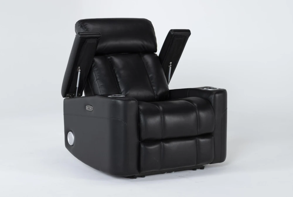 Eastwood Midnight Home Theater Power Wallaway Recliner With Power Headrest, Bluetooth & USB 5 Eastwood Midnight Home Theater Power Wallaway Recliner With Power Headrest, Bluetooth & USB - Image 3