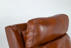 Victor Chestnut Power Zero Gravity Recliner With Power Headrest & Lumbar -Modern Office Shop 261004 brown leather recliner v2 detail 42