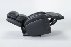 Victor Navy Power Zero Gravity Recliner With Power Headrest & Lumbar -Modern Office Shop 261005 blue leather recliner recline 23