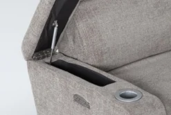 Frazier Stone Power Wallaway Recliner Recliner With Power Headrest & USB -Modern Office Shop 261569 brown polyester wallaway detail 45