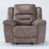 Stoneland Fossil Rocker Recliner 1 Stoneland Fossil Rocker Recliner -Modern Office Shop 261838 brown fabric recliner v2 signature 01
