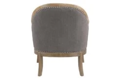 Traditional Winged Nailhead Chair -Modern Office Shop 266229 brown fabric accent chair back 85