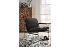 Black Faux Leather Mid Century Accent Chair -Modern Office Shop 266233 black fabric accent chair room 90