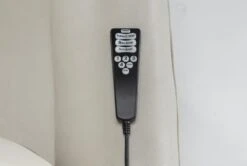 Palma Pearl Leather Power Wallaway Recliner With Heat, Massage, Power Headrest & Lumbar 16 Palma Pearl Leather Power Wallaway Recliner With Heat, Massage, Power Headrest & Lumbar -Modern Office Shop 267661 white leather recliner detail 44