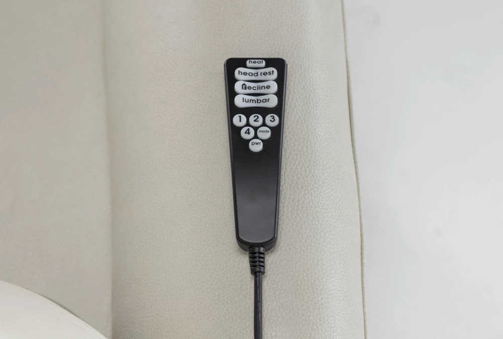 Palma Pearl Leather Power Wallaway Recliner With Heat, Massage, Power Headrest & Lumbar 8 Palma Pearl Leather Power Wallaway Recliner With Heat, Massage, Power Headrest & Lumbar - Image 6