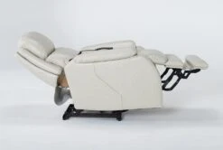 Palma Pearl Leather Power Wallaway Recliner With Heat, Massage, Power Headrest & Lumbar 15 Palma Pearl Leather Power Wallaway Recliner With Heat, Massage, Power Headrest & Lumbar -Modern Office Shop 267661 white leather recliner recline 23