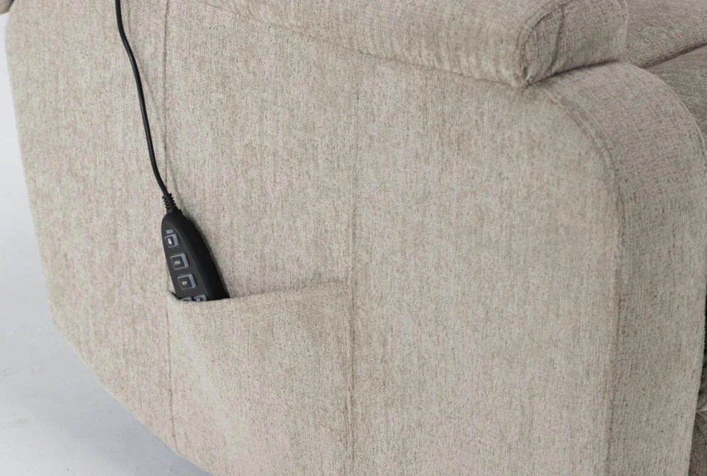 Majorca Fawn Power Wallaway Recliner With Power Headrest, Lumbar, Heat & Massage 8 Majorca Fawn Power Wallaway Recliner With Power Headrest, Lumbar, Heat & Massage - Image 6