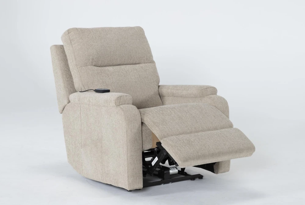 Majorca Fawn Power Wallaway Recliner With Power Headrest, Lumbar, Heat & Massage 5 Majorca Fawn Power Wallaway Recliner With Power Headrest, Lumbar, Heat & Massage - Image 3