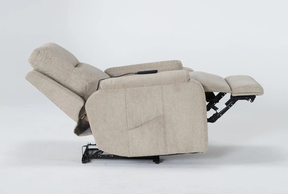 Majorca Fawn Power Wallaway Recliner With Power Headrest, Lumbar, Heat & Massage 7 Majorca Fawn Power Wallaway Recliner With Power Headrest, Lumbar, Heat & Massage - Image 5