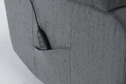 Majorca Sterling Power Wallaway Recliner With Power Headrest, Lumbar, Heat & Massage 15 Majorca Sterling Power Wallaway Recliner With Power Headrest, Lumbar, Heat & Massage -Modern Office Shop 267669 grey polyester recliner detail 44