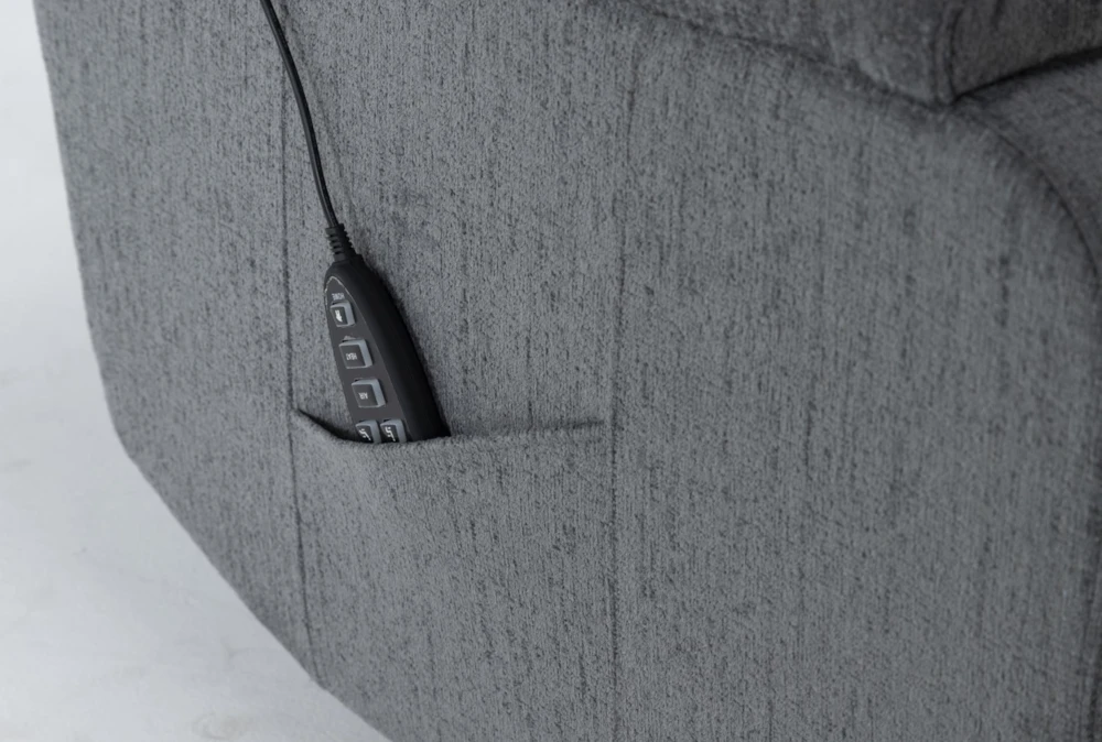 Majorca Sterling Power Wallaway Recliner With Power Headrest, Lumbar, Heat & Massage 8 Majorca Sterling Power Wallaway Recliner With Power Headrest, Lumbar, Heat & Massage - Image 6