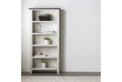 Dixon White 74" Bookcase -Modern Office Shop 267820 white wood bookcase room 48