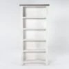Dixon White 74" Bookcase 2 Dixon White 74" Bookcase -Modern Office Shop 267820 white wood bookcase signature 01