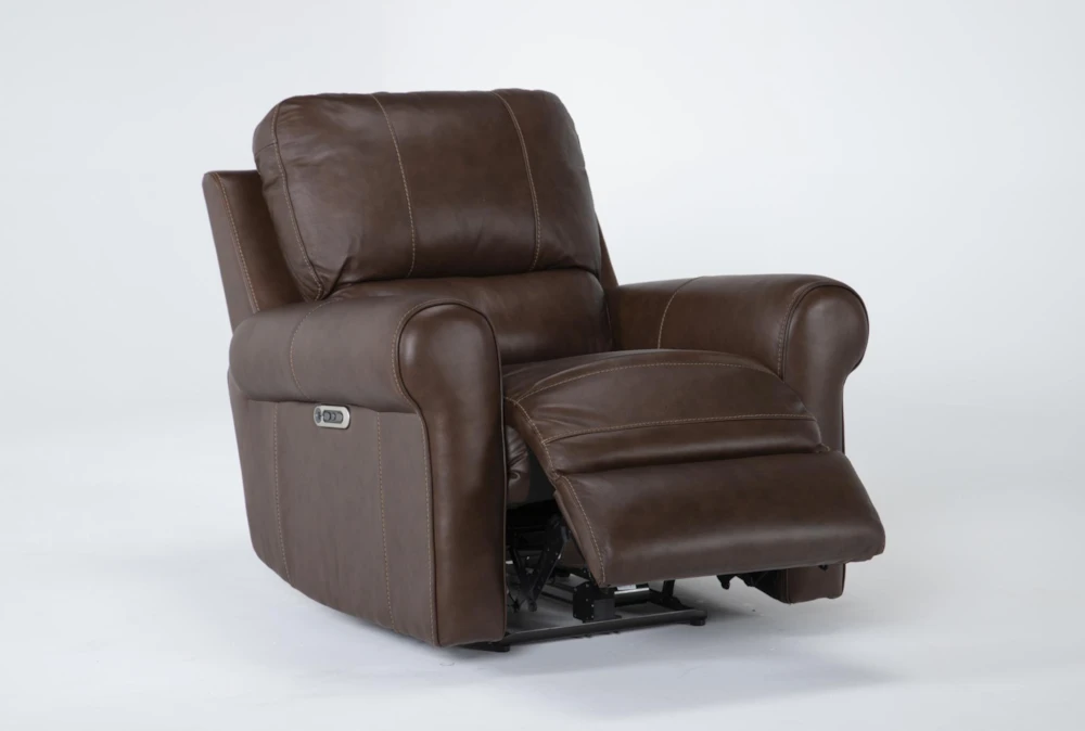 Thorsten Leather Power Recliner With Power Headrest & USB 5 Thorsten Leather Power Recliner With Power Headrest & USB - Image 3
