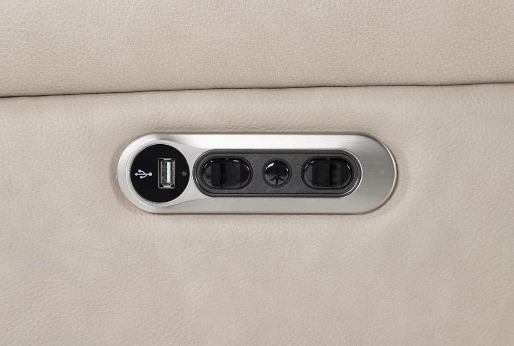 Watkins Linen Leather Power Cordless Recliner With Power Headrest & USB 9 Watkins Linen Leather Power Cordless Recliner With Power Headrest & USB - Image 7