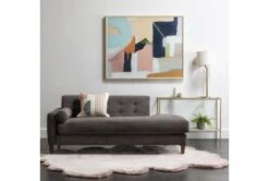 Serene Microfiber 73" Left Arm Facing Accent Chaise 14 Serene Microfiber 73" Left Arm Facing Accent Chaise -Modern Office Shop 268161 grey fabric chaise room 85