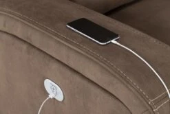 Palmer Brown Power Recliner With Power Headrest & USB 18 Palmer Brown Power Recliner With Power Headrest & USB -Modern Office Shop 268373 brown polyester recliner detail 45