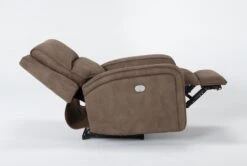 Palmer Brown Power Recliner With Power Headrest & USB 15 Palmer Brown Power Recliner With Power Headrest & USB -Modern Office Shop 268373 brown polyester recliner recline 23