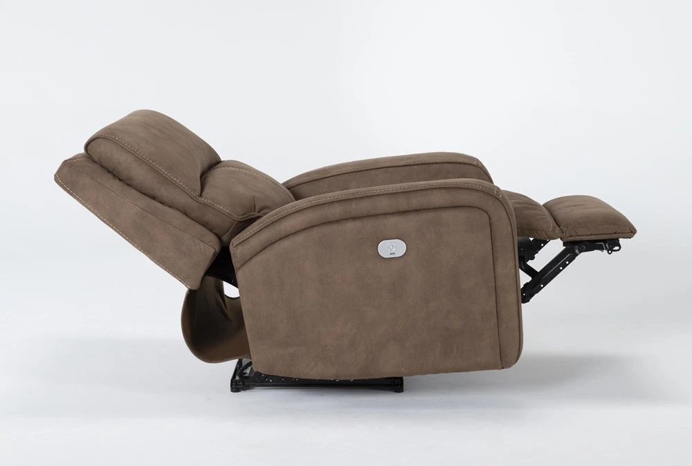Palmer Brown Power Recliner With Power Headrest & USB 7 Palmer Brown Power Recliner With Power Headrest & USB - Image 5