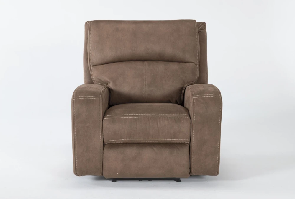 Palmer Brown Power Recliner With Power Headrest & USB 3 Palmer Brown Power Recliner With Power Headrest & USB