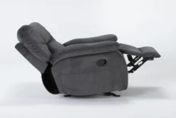 Chadrick Grey Manual Glider Recliner 11 Chadrick Grey Manual Glider Recliner -Modern Office Shop 268642 grey polyester recliner recline 23