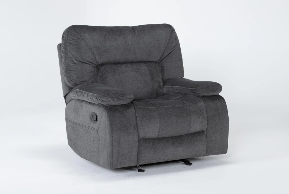 Chadrick Grey Manual Glider Recliner 4 Chadrick Grey Manual Glider Recliner - Image 2
