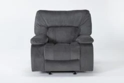 Chadrick Grey Manual Glider Recliner