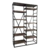Mango + Iron Industrial 60" Double Bookcase -Modern Office Shop 268712 signature 01