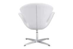 White Tulip Swivel Chair -Modern Office Shop 269486 white polyurethane accent chair back 82