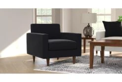 Arya 34" Velvet Chair 17 Arya 34" Velvet Chair -Modern Office Shop 269560 grey fabric chair room 60