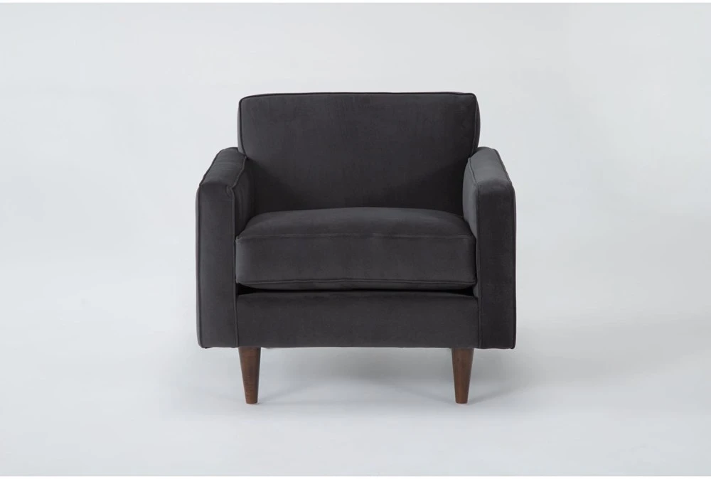 Arya 34" Velvet Chair 3 Arya 34" Velvet Chair