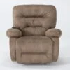 Decker III Fabric Power Rocker Recliner -Modern Office Shop 269627 brown fabric rocker signature 01
