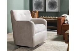 Katrina Velvet Dove Swivel Glider Chair -Modern Office Shop 269752 beige fabric swivel glider room 61