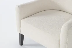 Adeline II Boucle Margie 35" Accent Chair -Modern Office Shop 270865 white fabric accent chair detail 44